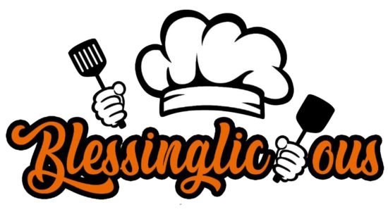Blessinglicious Wordmark Logo with chef hat